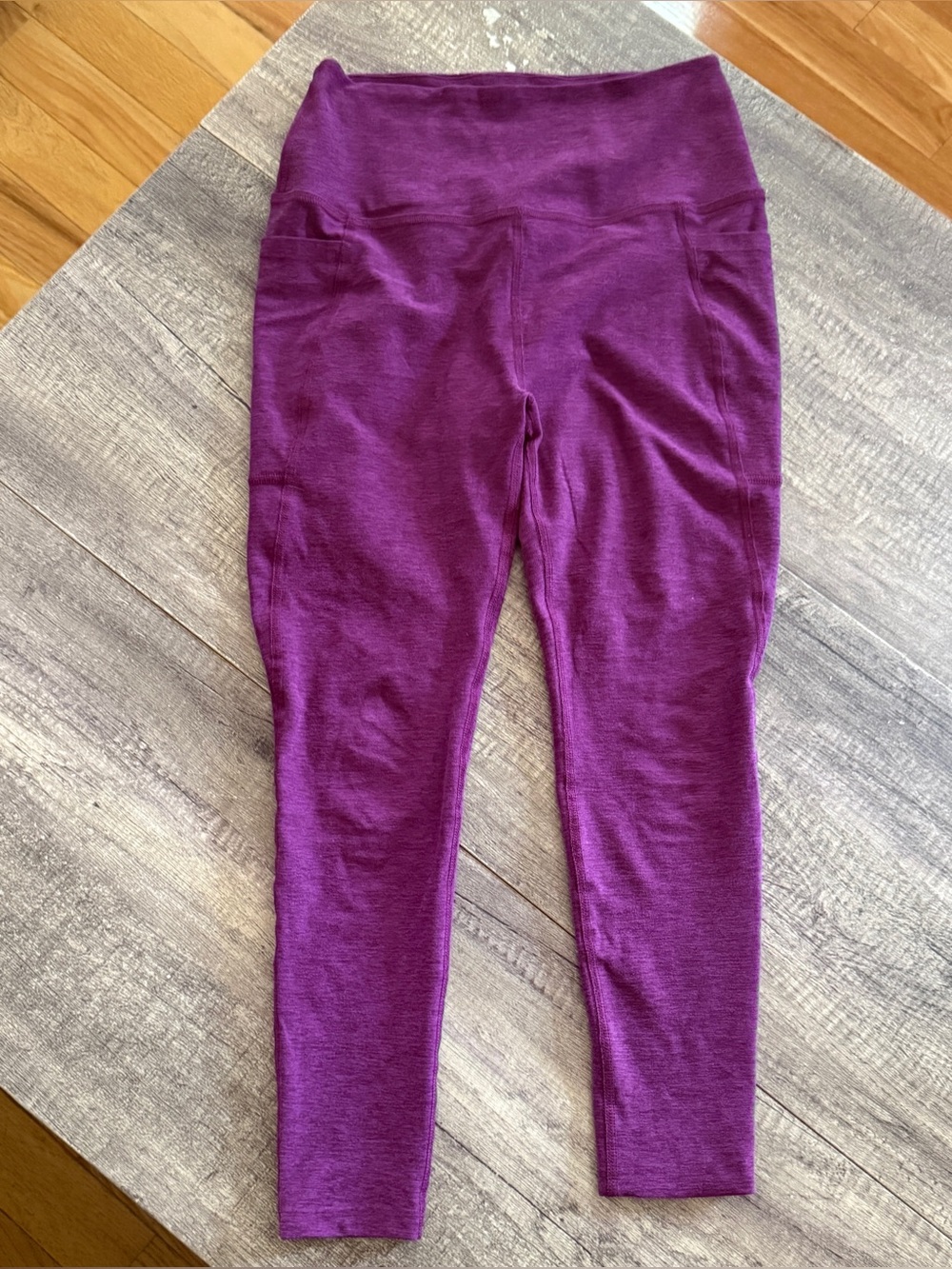 Magenta Beyond Yoga Spacedye Out of Pocket High Waist Leggings. Large. Like new!